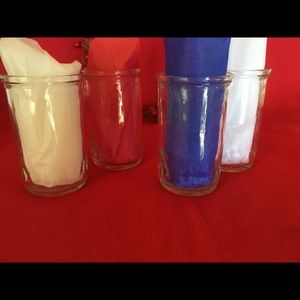 Vintage set of 4 vintage juice glasses